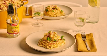 Recept Spaghetti Carbonara met pancetta Grand'Italia
